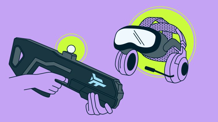 Gear up with headset and controller