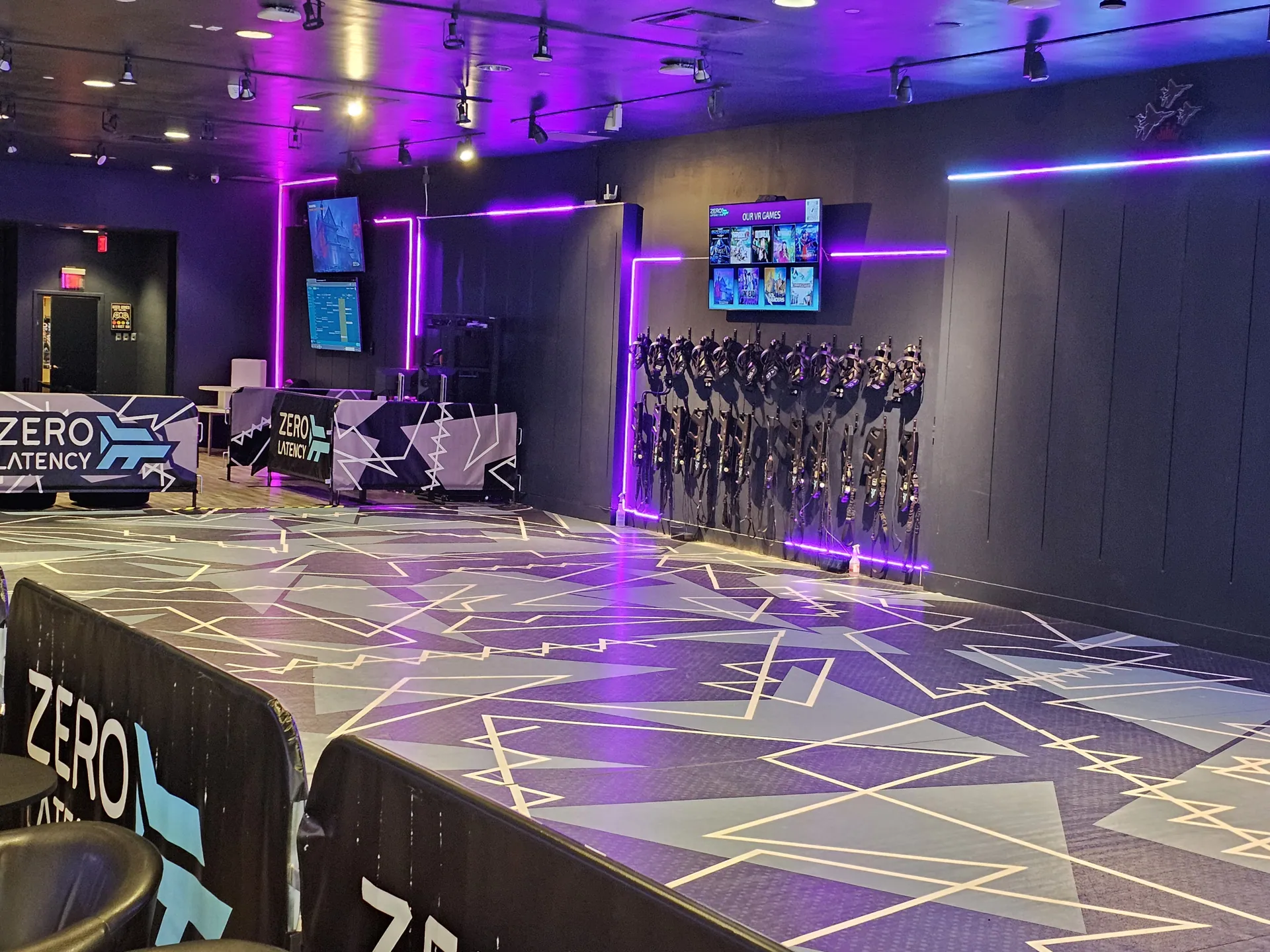 Zero Latency Tampa arena floor